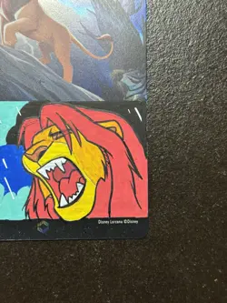 Disney Lorcana Simba Enchanted Signed Auto Sketch Card - Hedvig Haggman Sund - Image 4