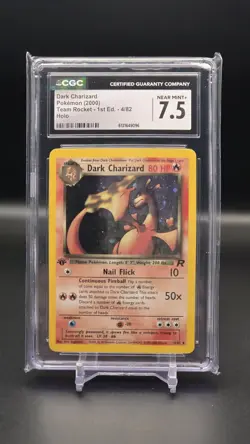 Dark Charizard 4/82 Team Rocket 1st Edition Holo Rare Holo POKEMON - Image 1