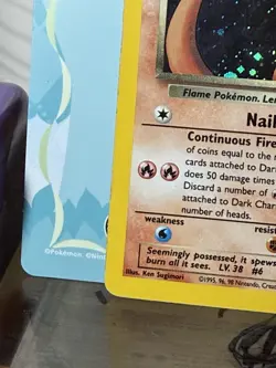 Pokemon TCG Team Rocket Dark Charizard Holo Rare 4/82 English 2000 🍭 - Image 4