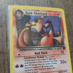 Pokemon TCG Dark Charizard 4/82 Team Rocket Holo Rare 80 HP Eng 2000 - Image 3