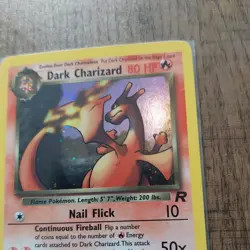 Pokemon TCG Dark Charizard 4/82 Team Rocket Holo Rare 80 HP Eng 2000 - Image 4