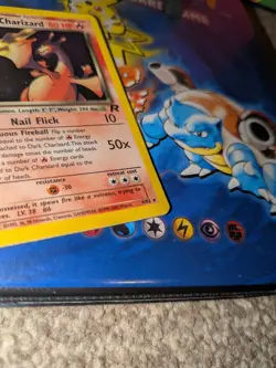 Dark Charizard 4/82 Team Rocket Rare Holo Pokemon Card WOTC 2000 - played - Image 4