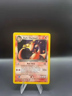 Dark Charizard 4/82 Team Rocket Pokemon TCG Card Holo Rare [MP] - Image 1