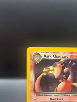 Dark Charizard 4/82 Team Rocket Pokemon TCG Card Holo Rare [MP] - Image 2