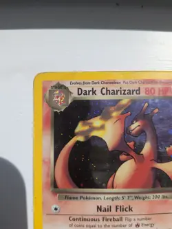 Pokemon TCG Dark Charizard 4/82 Rare Holo Team Rocket WOTC, Vintage - Image 2