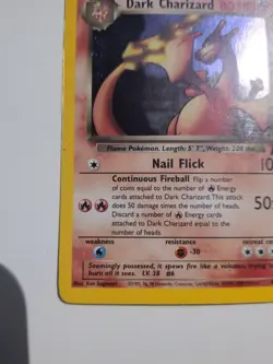 Pokemon TCG Dark Charizard 4/82 Rare Holo Team Rocket WOTC, Vintage - Image 5