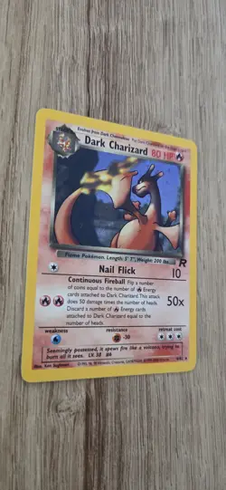 Pokemon TCG Dark Charizard 4/82 Rare Holo Team Rocket WOTC, Vintage - Image 3