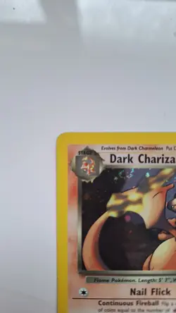 Pokemon TCG Dark Charizard 4/82 Rare Holo Team Rocket WOTC, Vintage 2000 LP - Image 4