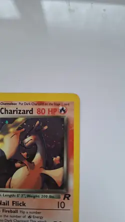 Pokemon TCG Dark Charizard 4/82 Rare Holo Team Rocket WOTC, Vintage 2000 LP - Image 5