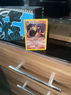Pokemon TCG Dark Charizard 4/82 Team Rocket Holo Rare Card Heavily Played - Image 1