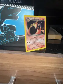 Pokemon TCG Dark Charizard 4/82 Team Rocket Holo Rare Card Heavily Played - Image 3