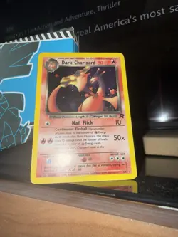 Pokemon TCG Dark Charizard 4/82 Team Rocket Holo Rare Card Heavily Played - Image 5