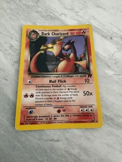 Pokemon TCG Dark Charizard 4/82 Rare Holo Team Rocket -Vintage - Image 4