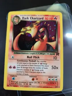 Dark Charizard Holo Rare – 2000 Pokemon Team Rocket #4/82 (Unlimited) – LP - Image 3