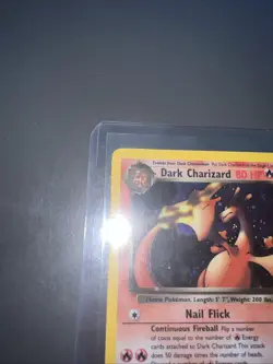 Pokemon TCG Dark Charizard 4/82 Rare Holo Team Rocket WOTC, Vintage MP - Image 4