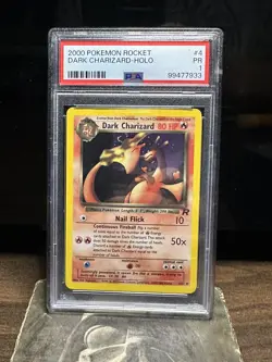 Dark Charizard 4/82 Holo Rare - Pokemon Team Rocket PSA 1 PR - Image 2