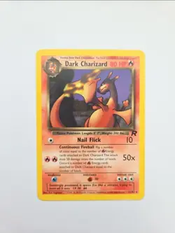 Pokemon TCG Dark Charizard 4/82 Rare None-Holo Team Rocket WOTC, Vintage - Image 1