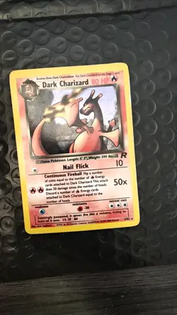 🔥Dark Charizard Holo 4/82 Team Rocket 2000 WOTC Rare Vintage Pokemon Card 🔥 - Image 1
