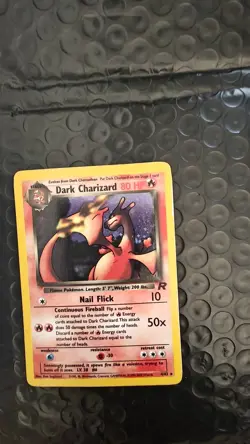 🔥Dark Charizard Holo 4/82 Team Rocket 2000 WOTC Rare Vintage Pokemon Card 🔥 - Image 2