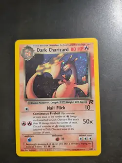 Pokemon TCG Dark Charizard 4/82 Team Rocket Holo Rare WOTC Card - Image 1
