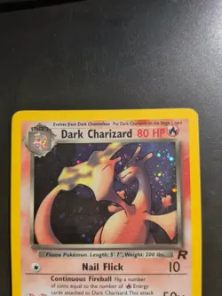 Pokemon TCG Dark Charizard 4/82 Team Rocket Holo Rare WOTC Card - Image 2