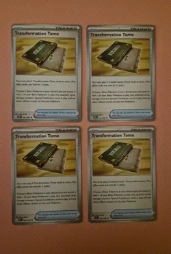 4 x Transformation Tome 083/086 Uncommon - Chaos Rising Pokemon TCG - Playset - Image 1