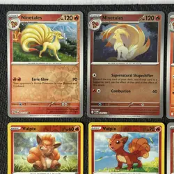 14x Pokemon Card Vulpix & Ninetales Bundle Mixed Set Near mint No dups (B) - Image 2