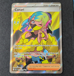 Pokemon TCG Canari Trainer Supporter Secret Rare Full Art Holo EN 2026 257/217 - Image 1