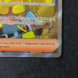 Pokemon TCG Canari Trainer Supporter Secret Rare Full Art Holo EN 2026 257/217 - Image 3