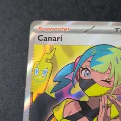 Pokemon TCG Canari Trainer Supporter Secret Rare Full Art Holo EN 2026 257/217 - Image 5