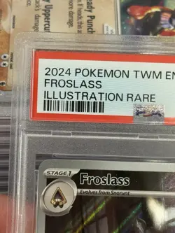 2024 POKEMON TWM EN-TWILIGHT MASQUERADE ILLUSTRATION RARE #174 FROSLASS PSA 10 - Image 5