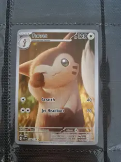 Pokemon TCG Furret Journey Together 168/159 Illustration Rare - Image 1