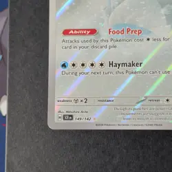 Pokemon TCG Crabominable Illustration Rare Holo EN 149/142 160HP - Image 3