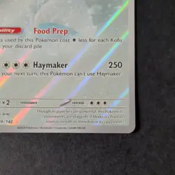 Pokemon TCG Crabominable Illustration Rare Holo EN 149/142 160HP - Image 4