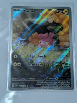 Pawmi 226/091 SV: Paldean Fates Illustration Rare Holo Pokemon TCG - Image 1