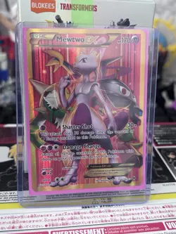 Pokemon Mewtwo-EX TCG Breakthrough Holo Card 164/162 Secret Rare - Image 1