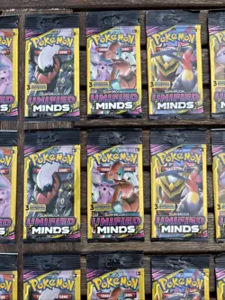 Lot of 32 Pokemon Sun & Moon Unified Minds 3 Card Booster Packs Sealed - Image 3