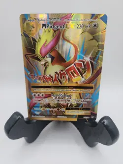 Holo Pokemon TCG M Pidgeot EX Full Art Ultra Rare Card 105/108 XY Evolutions - Image 1