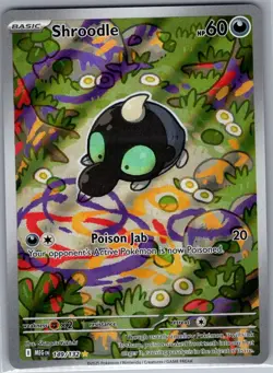 Shroodle 149/132 ME01: Mega Evolution - Pokemon Card - NM - Image 1