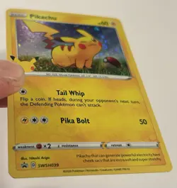 Pikachu SWSH039 SWSH: Sword & Shield Promo Cards Holo LP - Image 3