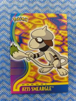 Smeargle #235 Pokemon Topps Johto Series 1 Vintage - Aussie Seller! - Rare Card! - Image 1