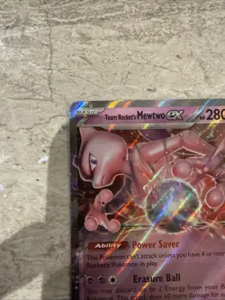 Pokemon TCG Team Rocket's Mewtwo EX SVP EN 205 Black Star Promo Near Mint Holo - Image 3