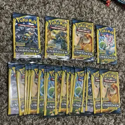 Lot of 21 Pokemon 2019 Unbroken Bonds 3 Card Booster Packs Unweighted New Sealed - Image 4