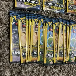 Lot of 21 Pokemon 2019 Unbroken Bonds 3 Card Booster Packs Unweighted New Sealed - Image 5