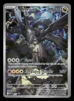 N's Zekrom 031 Holo Promo ME: Mega Evolution Promo Pokemon Holo Near Mint - Image 1