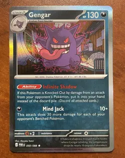 Nintendo-Pokemon TCG-Gengar-Perfect Order-050/088-Holo-NM - Image 1