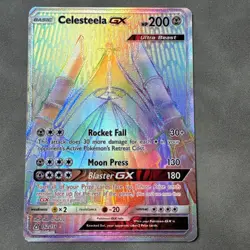 Pokemon TCG Celesteela GX Ultra Prism 162/156 Holo Secret Rare - Image 1
