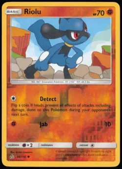Riolu 66/156 C Ultra Prism Pokemon Reverse Holo NM - Image 1