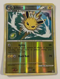 Jolteon - 45/95 - Uncommon - Reverse Holo PL/MP, English Pokemon Call of Legends - Image 1