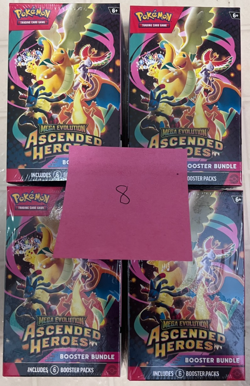 4x Pokemon Ascended Heroes Booster Bundle SEALED (24 Packs) - Image 1